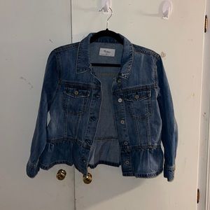 NWOT - KanCan Peplum Jean Jacket
